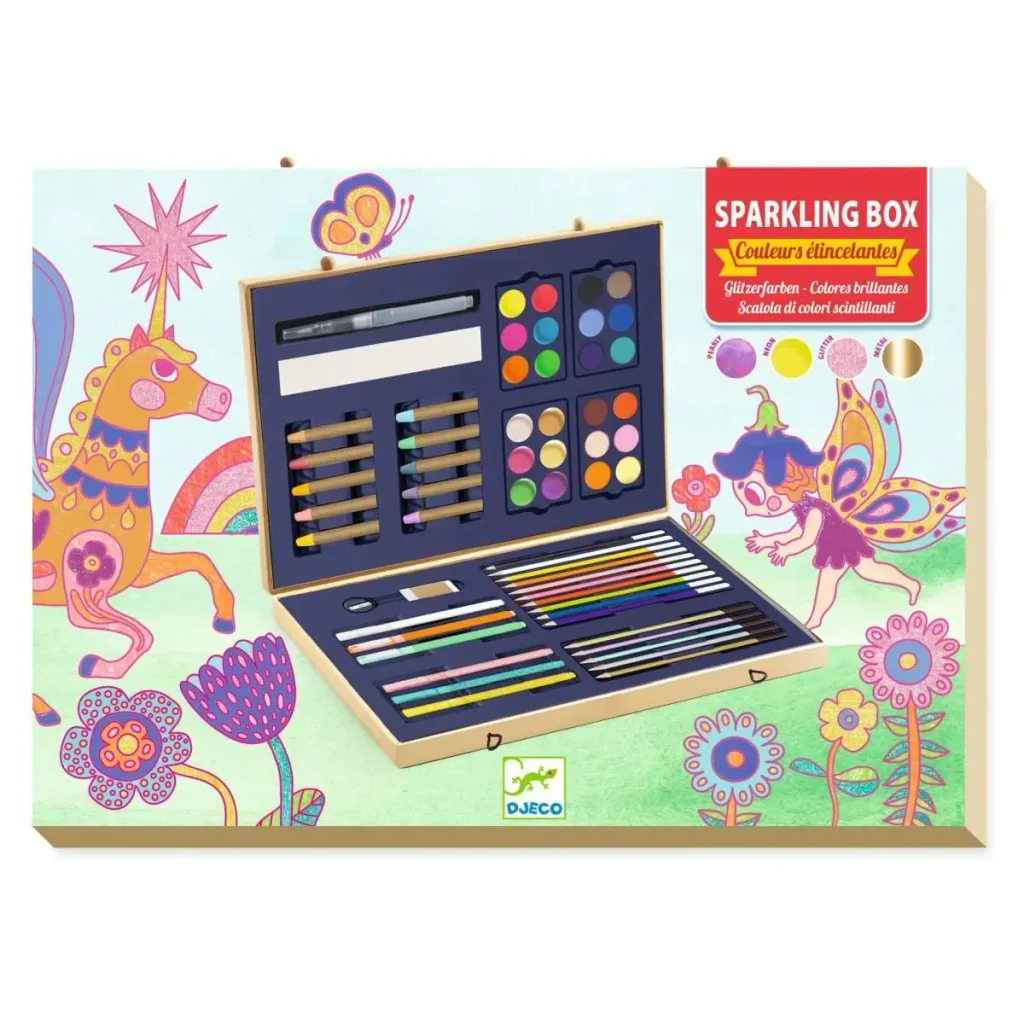 Djeco Large Glitter Paint Box