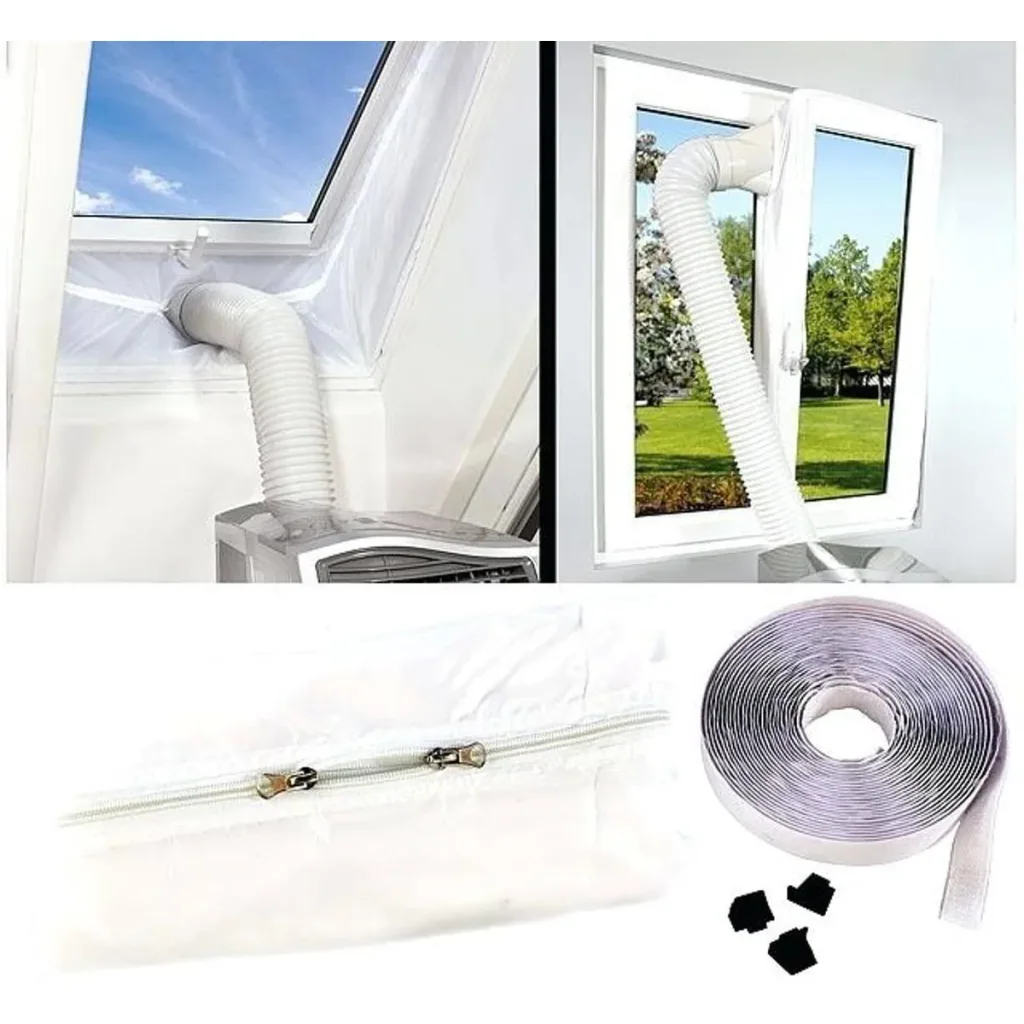 Portable air conditioner with hose and window seal kit - Splendid Dolceclima Silent 10P - 10,000 BTU/h