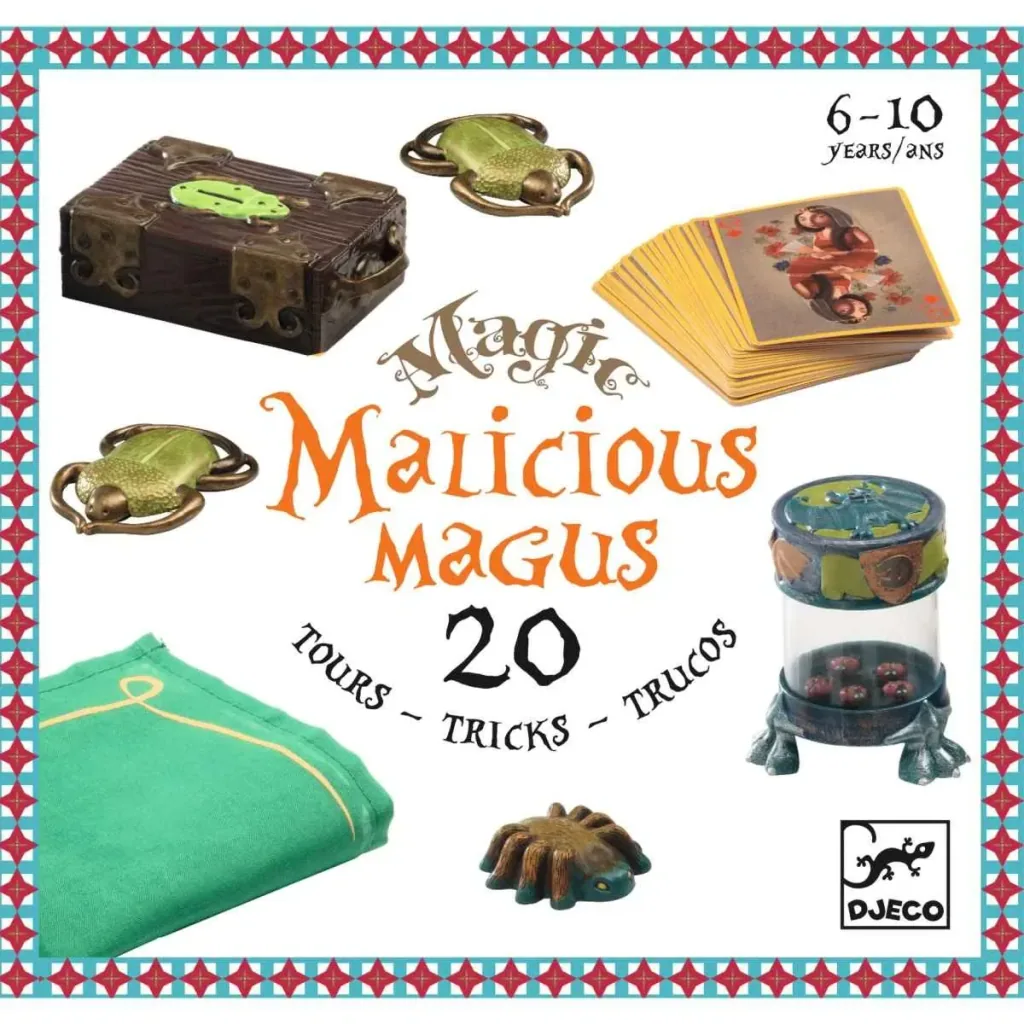 Djeco Brettspiele, Zauberkasten, Zauberset - Zaubertricks: Malicious - 20 tricks