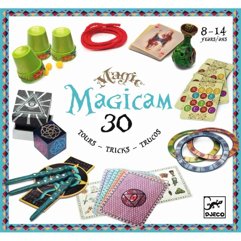 Djeco Brettspiele, Zauberkasten, Zauberset - Zaubertricks: Magicam - 30 tricks