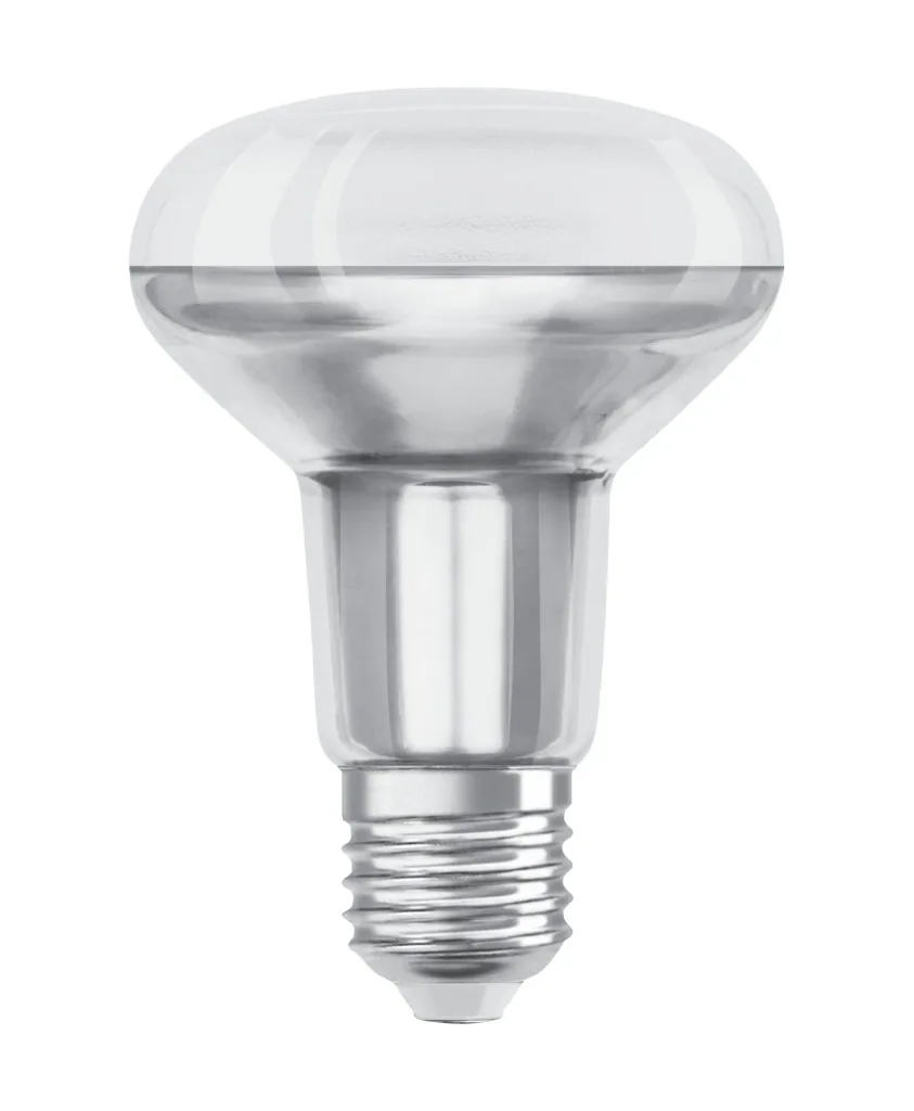 LED STAR reflector lamp R80 with 9.1 watts, E27, warm white, 36°