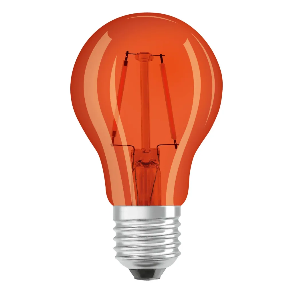 LED lamp Superstar DécorOrange with 2.5 watts, E27, orange