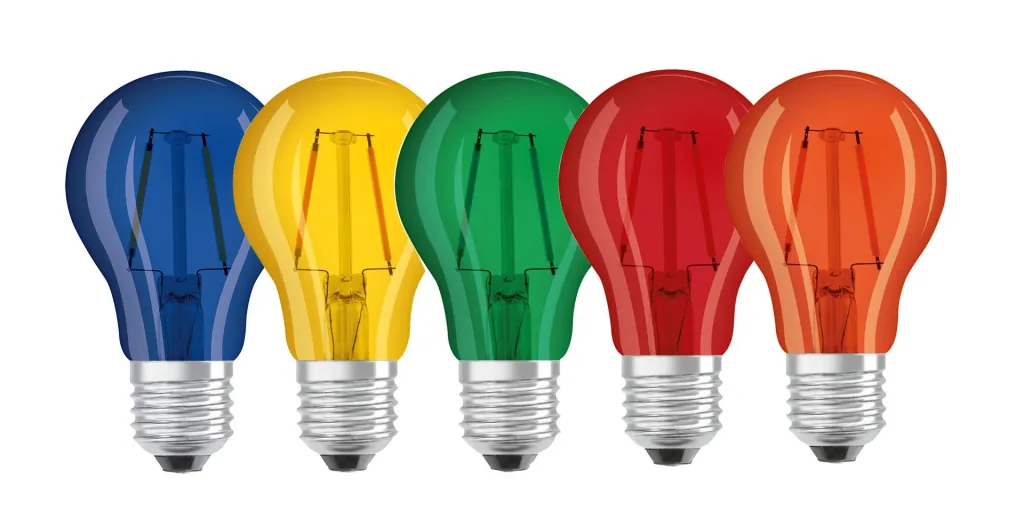 LED lamp Superstar DécorOrange with 2.5 watts, E27, orange