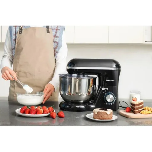 NL Powerful Food Processor - 1500W - 6L - Black