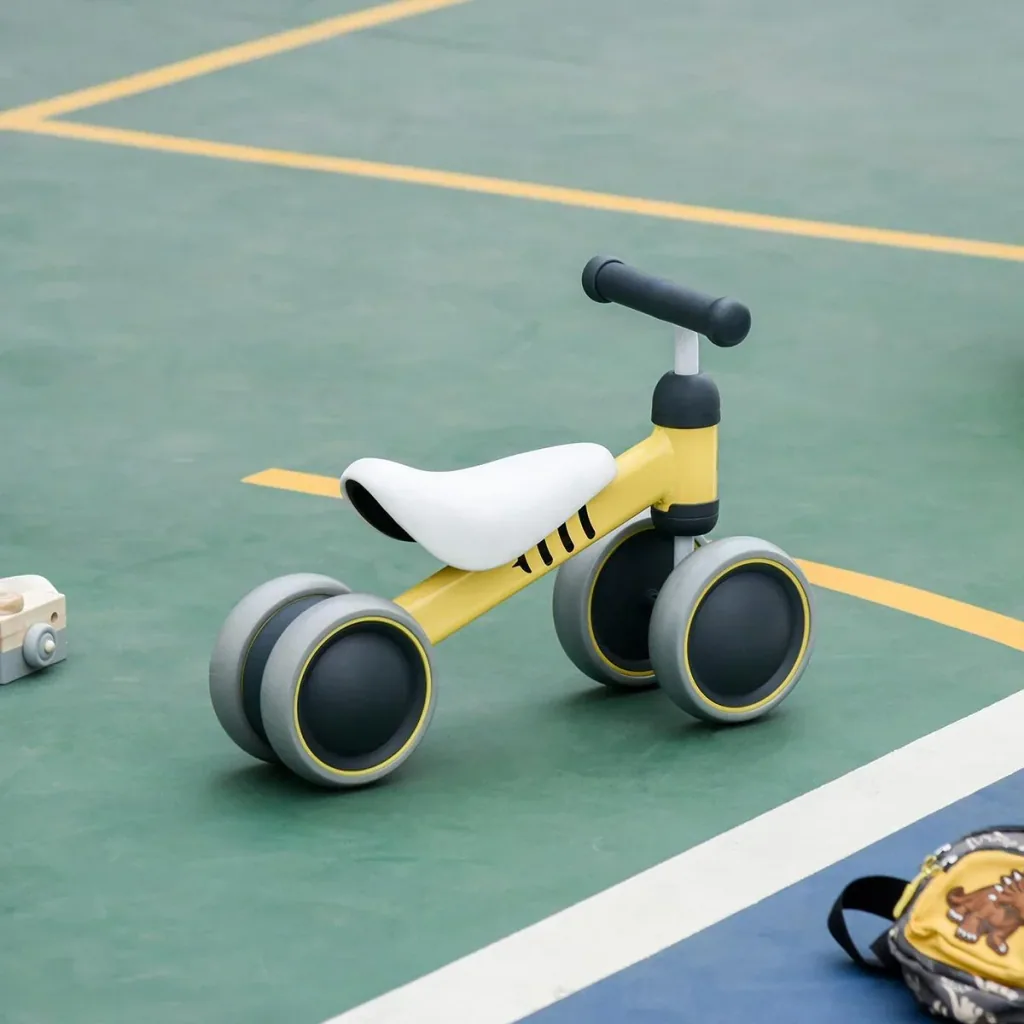 Children's balance bike yellow