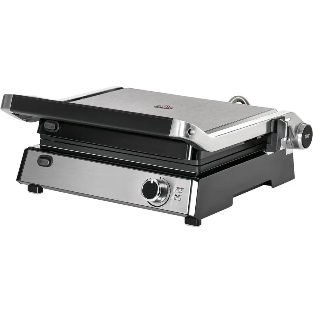 Contact grill - silver/black - 36.6 x 35.7 x 16.2 cm