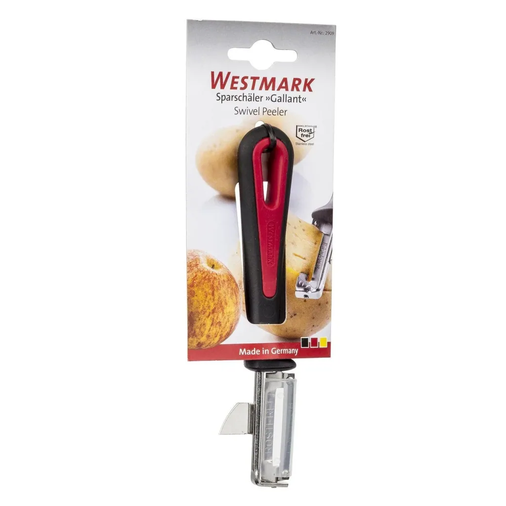 Peeler with cutter “Gallant”, right-handed, stainless steel