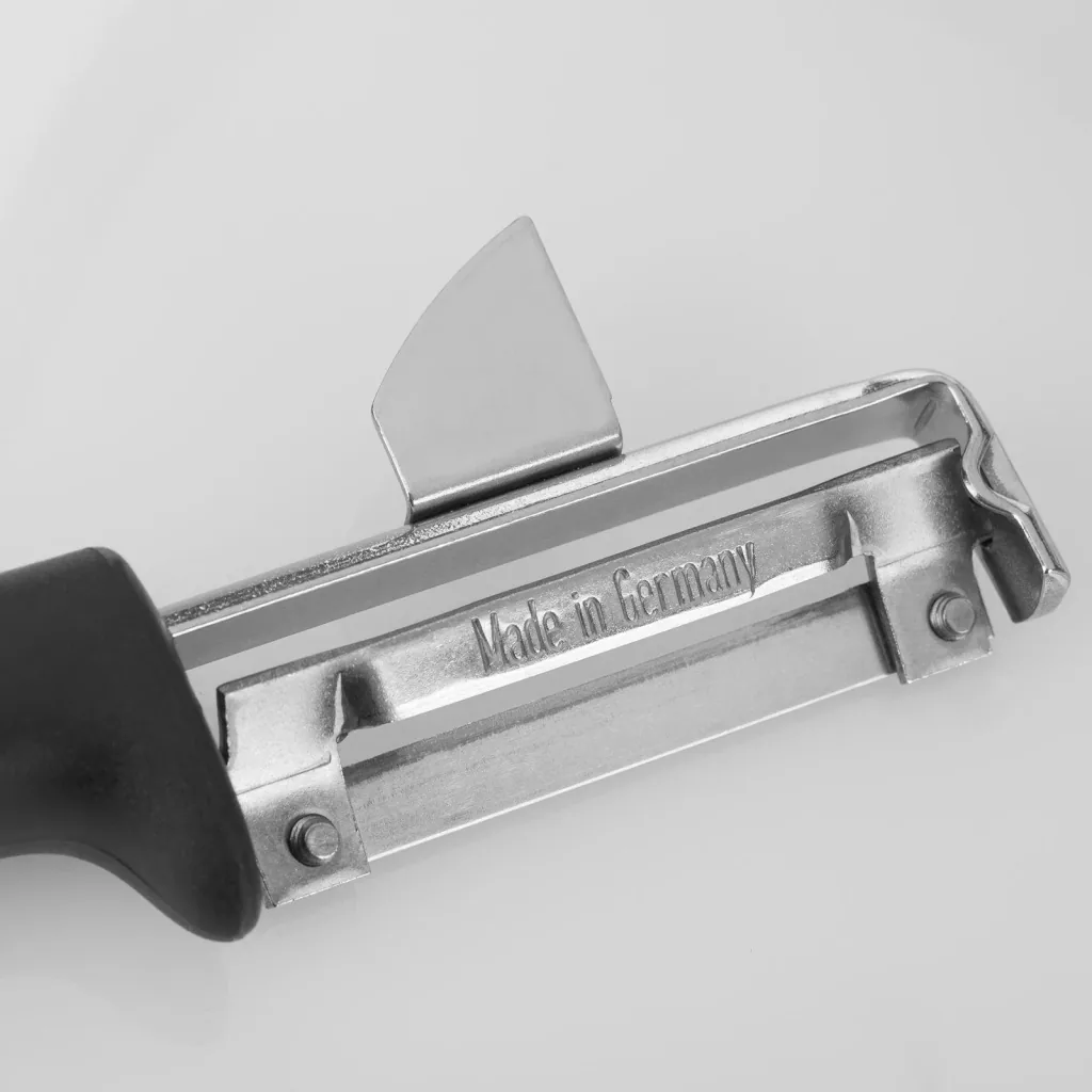 Peeler with cutter “Gallant”, right-handed, stainless steel
