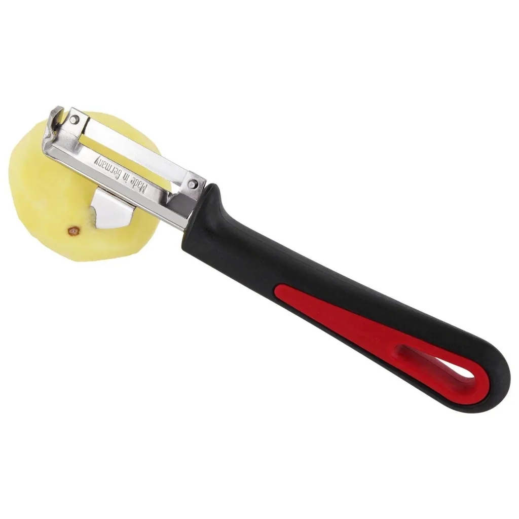 Peeler with cutter “Gallant”, right-handed, stainless steel