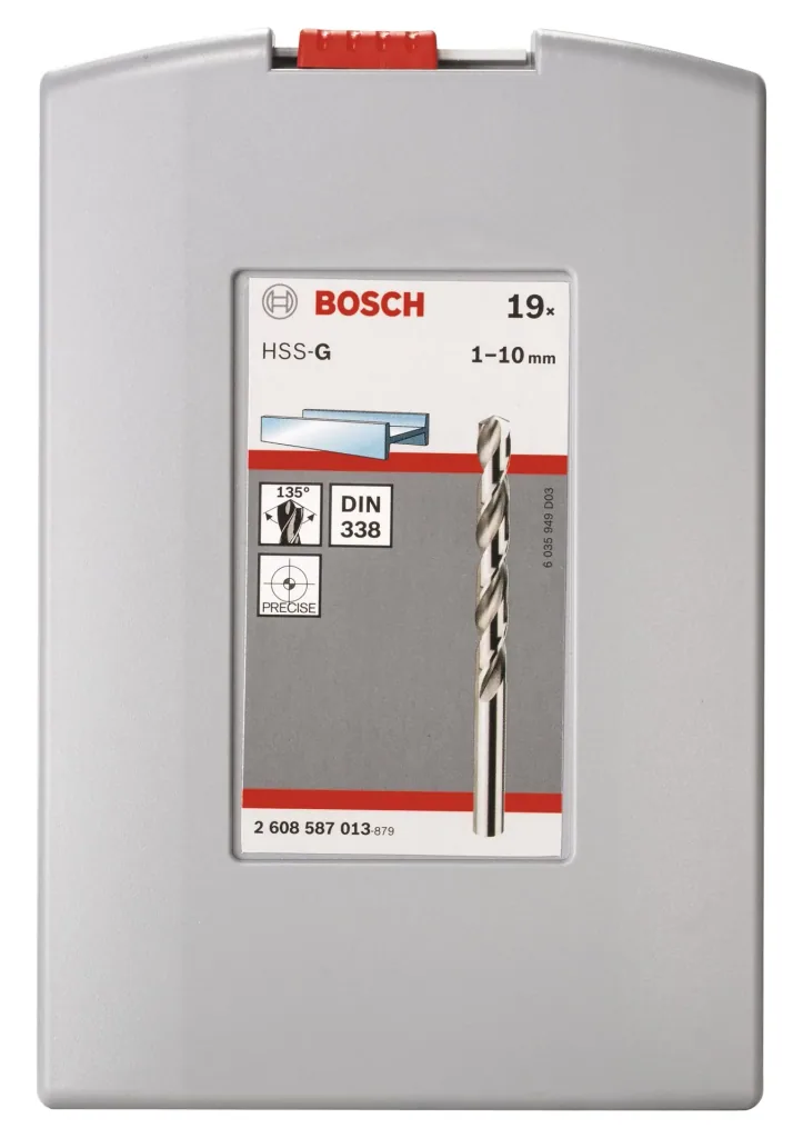 HSS twist drill 135° Pro-Box 1.0 - 10.0 mm, 19 pieces