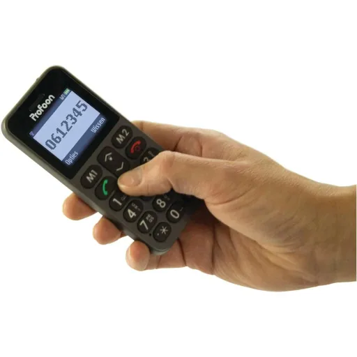 Mobile phone 1.8" large button phone dark gray