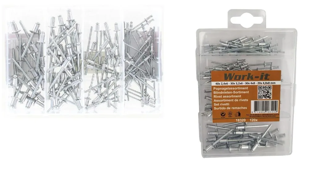 Blind rivet set 120 pieces