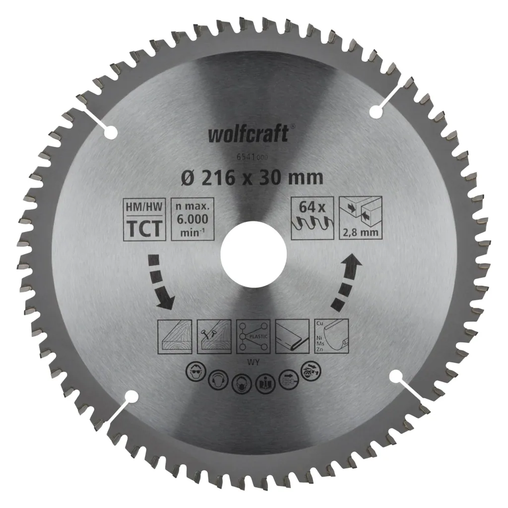 HM-Sägeblatt 216 x 30 x 2.8 mm