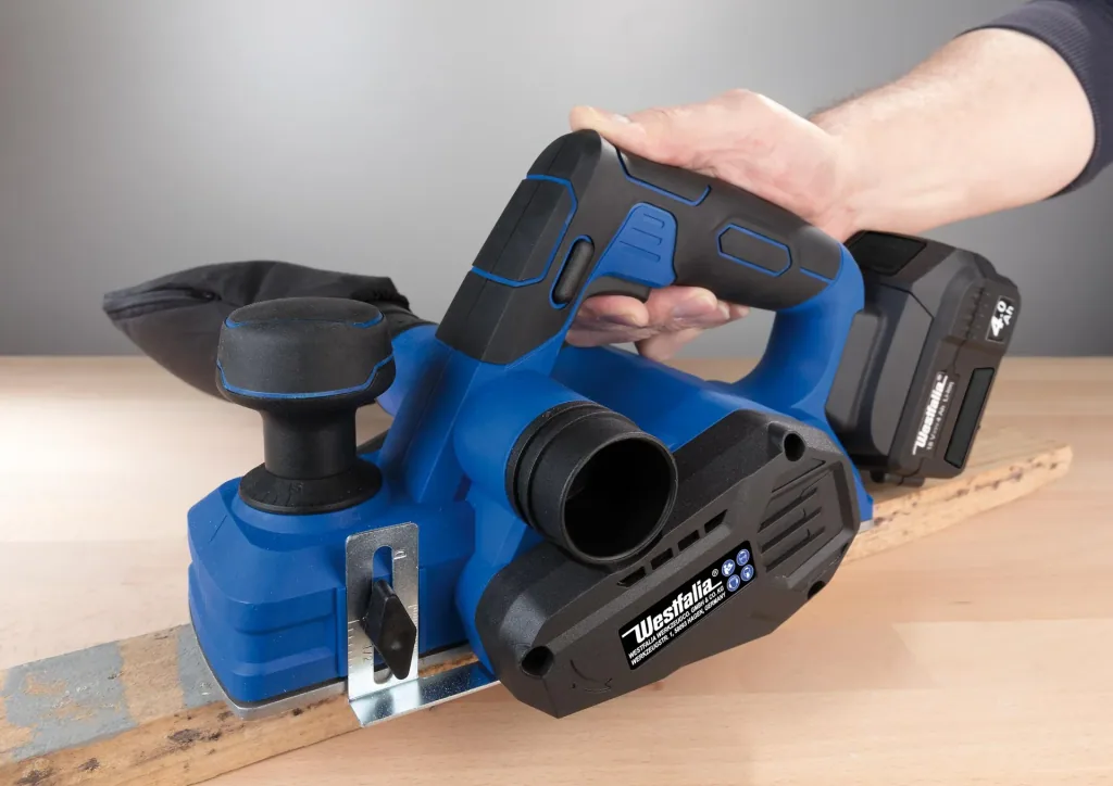Cordless planer Li-Ion AH18 18 V, without battery and charger