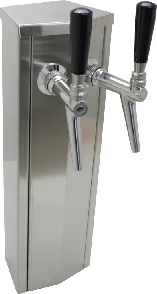 Beer tower, beer column, stainless steel, 1 line