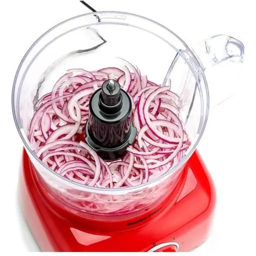 Food processor - 600W - 1.2L - Red