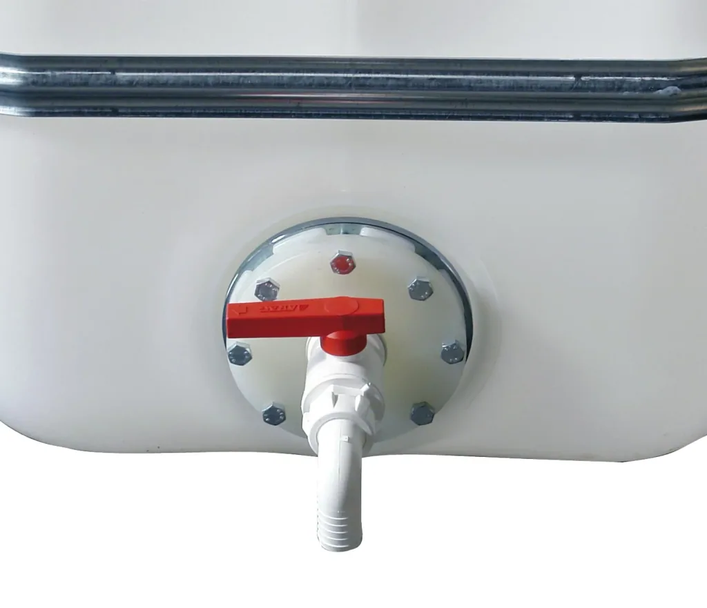 PE plastic tap, 1 1/4''