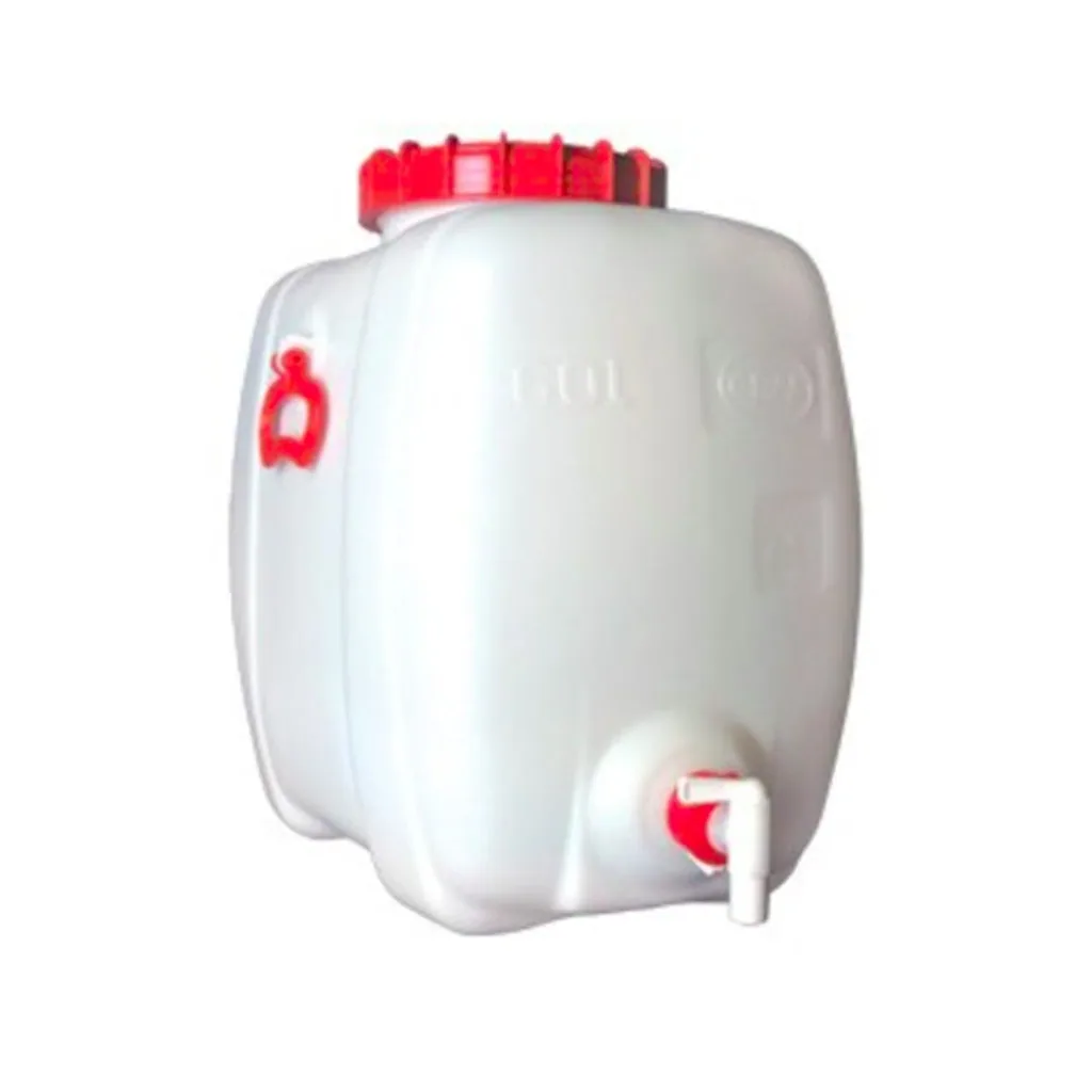 Drink keg art. square + lid + tap 60l