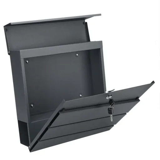 Designer mailbox in anthracite
