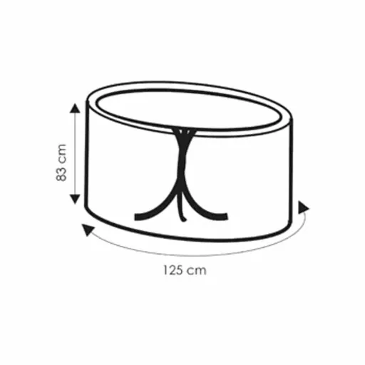 Clear Waterproof Table Cover 143x93x83cm