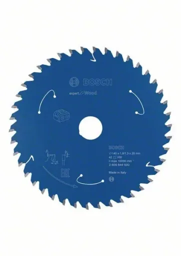 Circular saw blade for cordless saws, Expert for Wood, 140 x 1.8/1.3 x 20 mm
