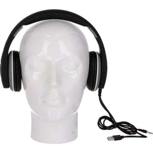 Wireless Headphones - Stereo - Bluetooth - With Microphone - Black