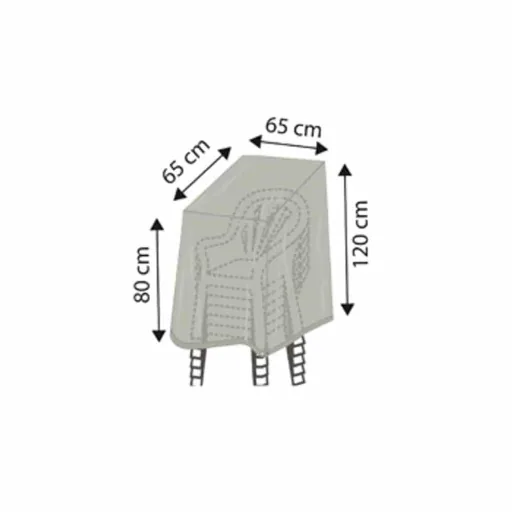 Deluxe Garden Chair Cover, Waterproof Patio Chair Covers, Outdoor Furniture Protector 65x65x120/80cm