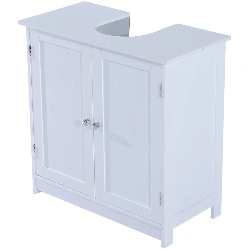 Vanity unit bathroom cabinet white