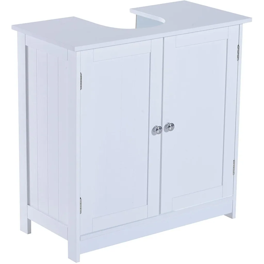 Vanity unit bathroom cabinet white