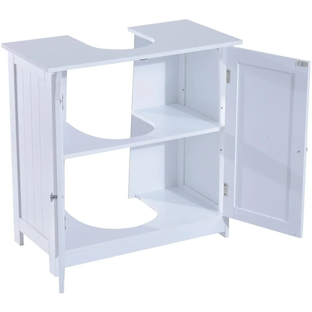 Vanity unit bathroom cabinet white