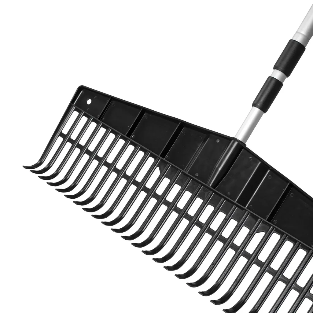 Jumbo rake 75 cm with aluminum telescopic handle