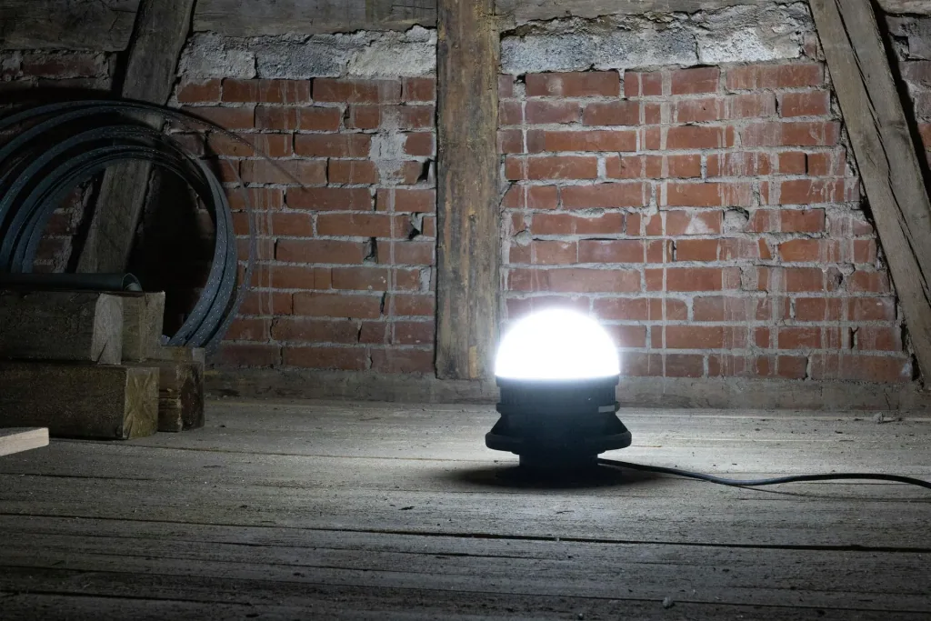 LED work light Ball Light 11500 lumens, 360 degree wide-angle illumination