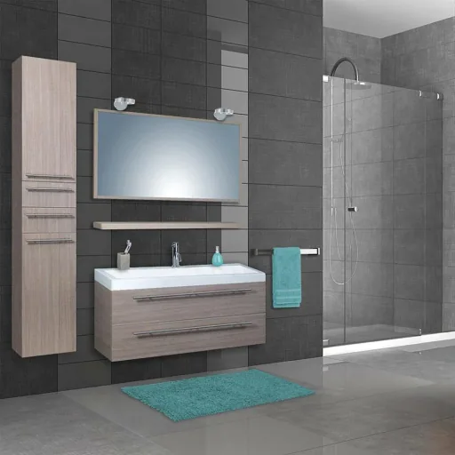 Bathroom furniture Force 100 cm - oak