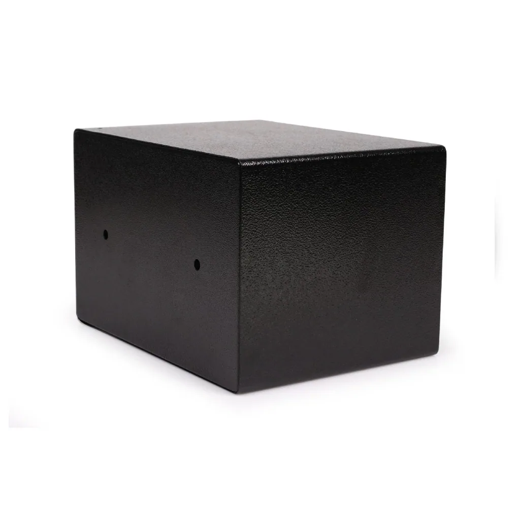 Safe with electronic combination lock and 3 LED displays
