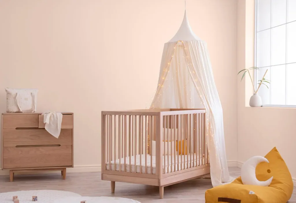 Nobodinoz baby bed "Pure" oak 70 x 140