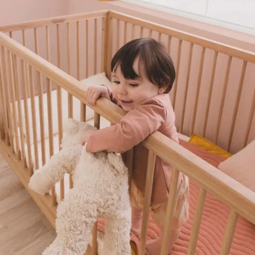 Nobodinoz baby bed "Pure" oak 70 x 140