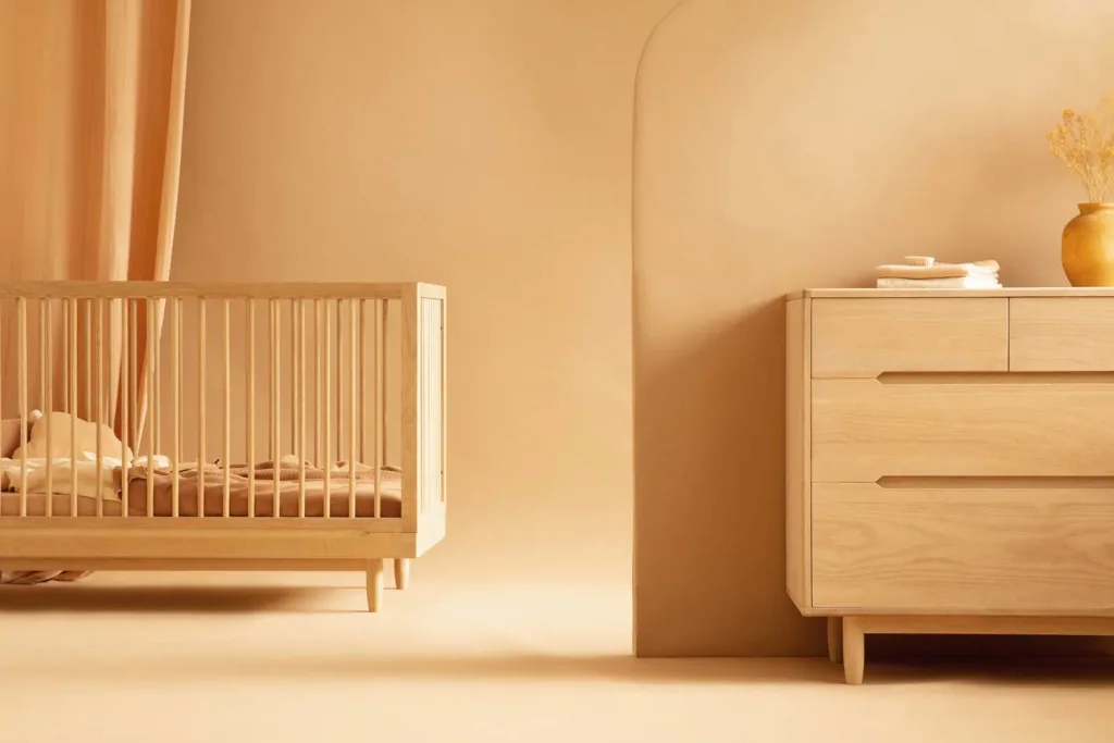 Nobodinoz baby bed "Pure" oak 70 x 140