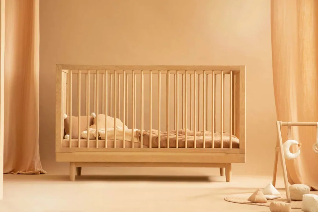 Nobodinoz baby bed "Pure" oak 70 x 140