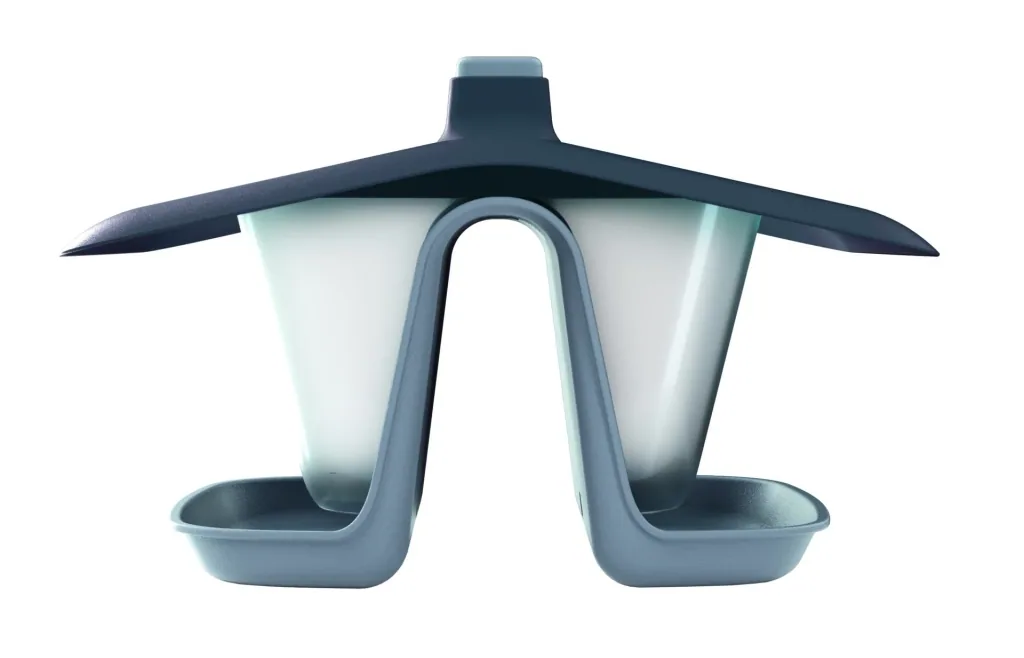 Birdhouse DOUBLE, stone grey