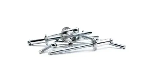 Rivet assortment, 1000 pieces, in various sizes, aluminum and steel rivets