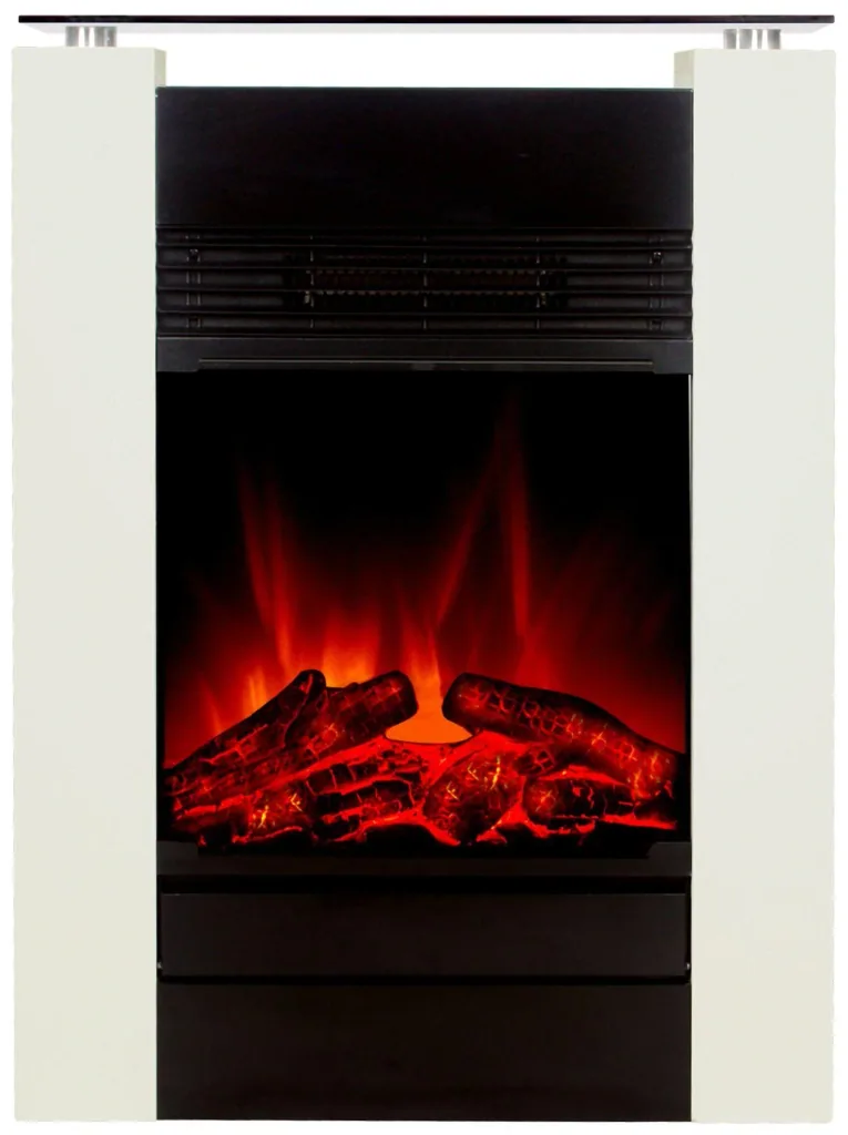 Electric fireplace "Tessin weiss"