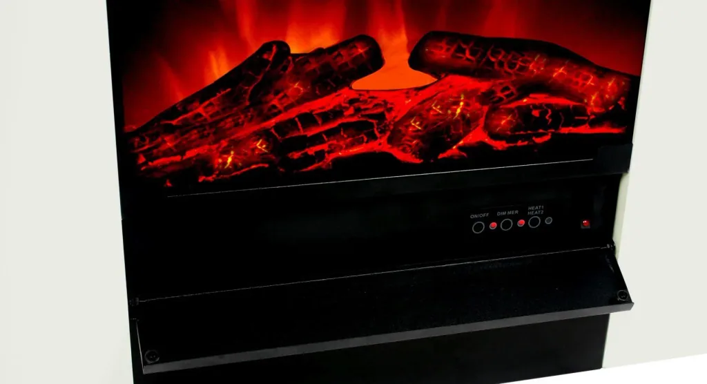 Electric fireplace "Tessin weiss"