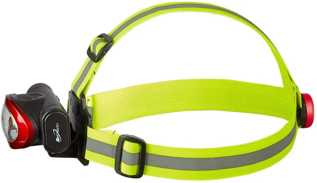 Headlamp with COB LED and rear light