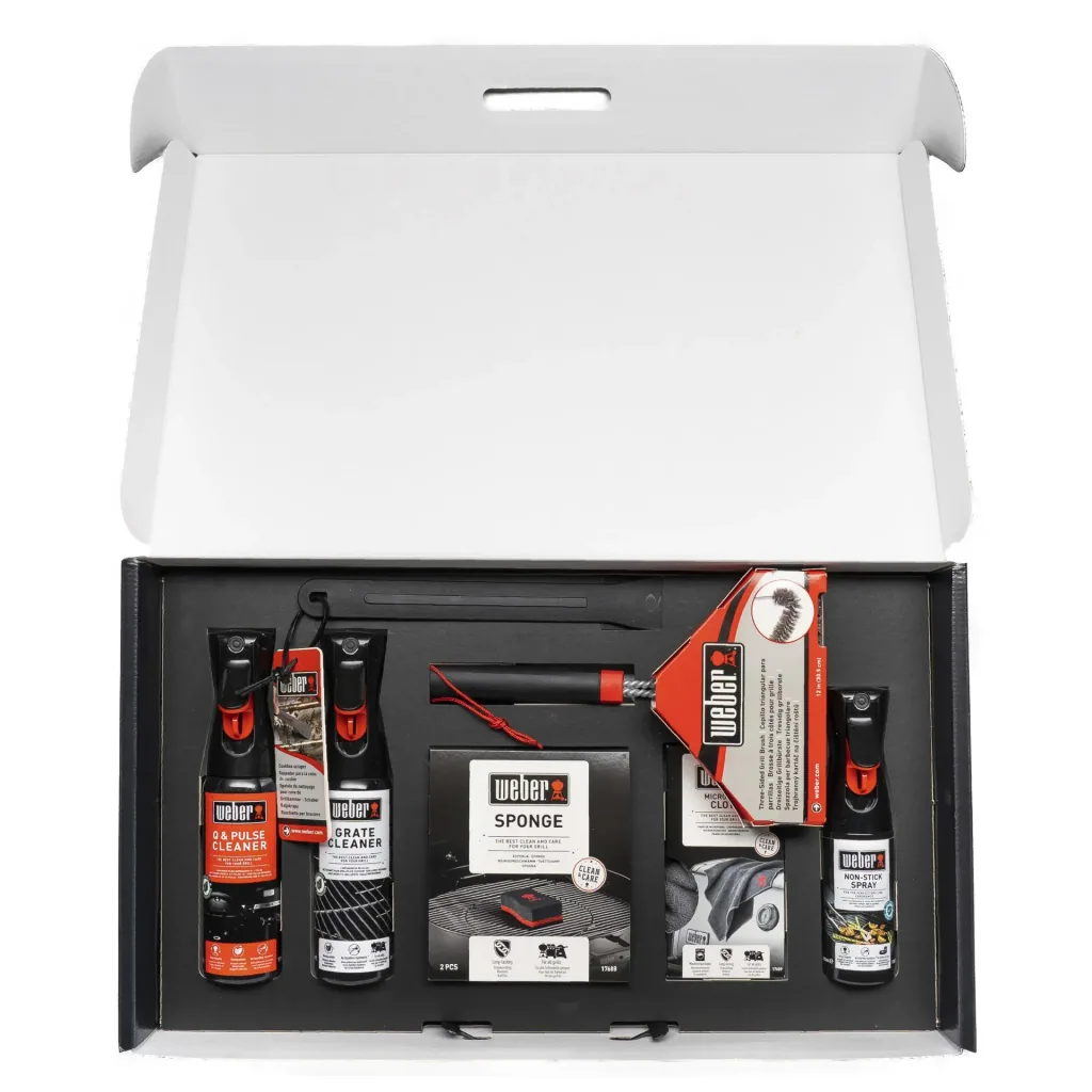 Cleaning kit for charcoal grills