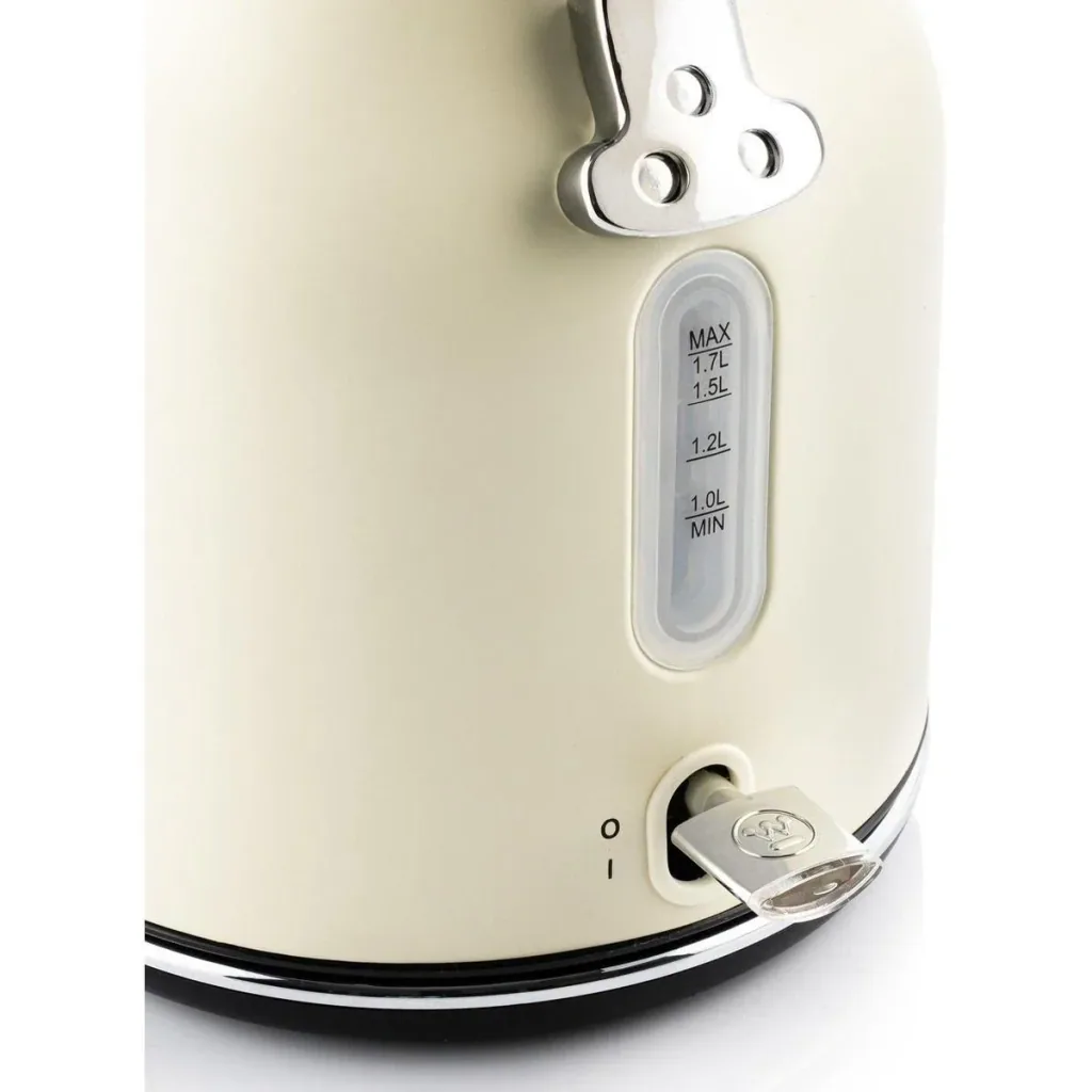 Retro SET - 4-slice toaster + 1.7L kettle - White