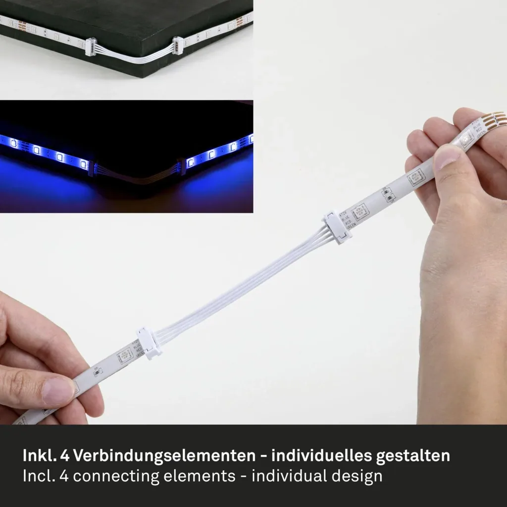 RGB LED flex strip digital, 5m, 150 RGB LEDs, 24 watts, remote control""