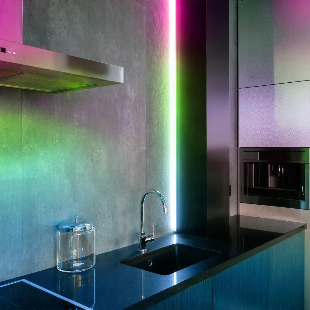 RGB LED flex strip digital, 5m, 150 RGB LEDs, 24 watts, remote control""