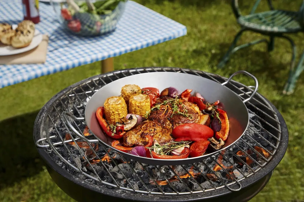 Health iron pan with handles, 32cm