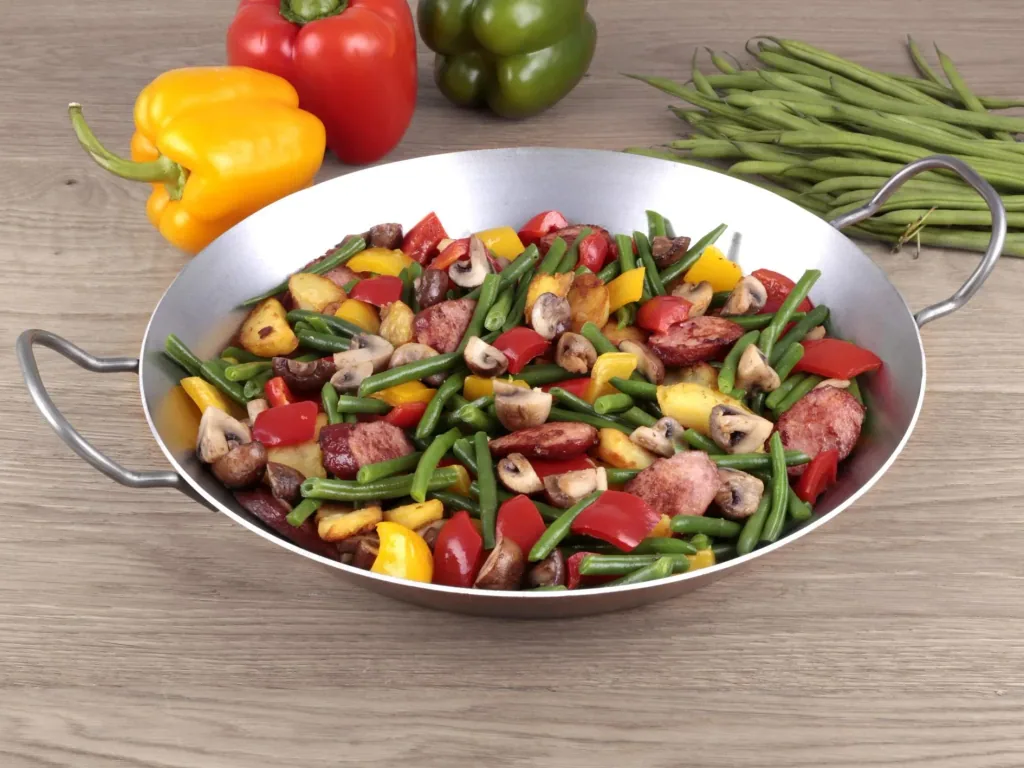 Health iron pan with handles, 32cm