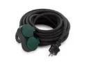 Extension cable with 2 unused sockets - pin earthing 10 m